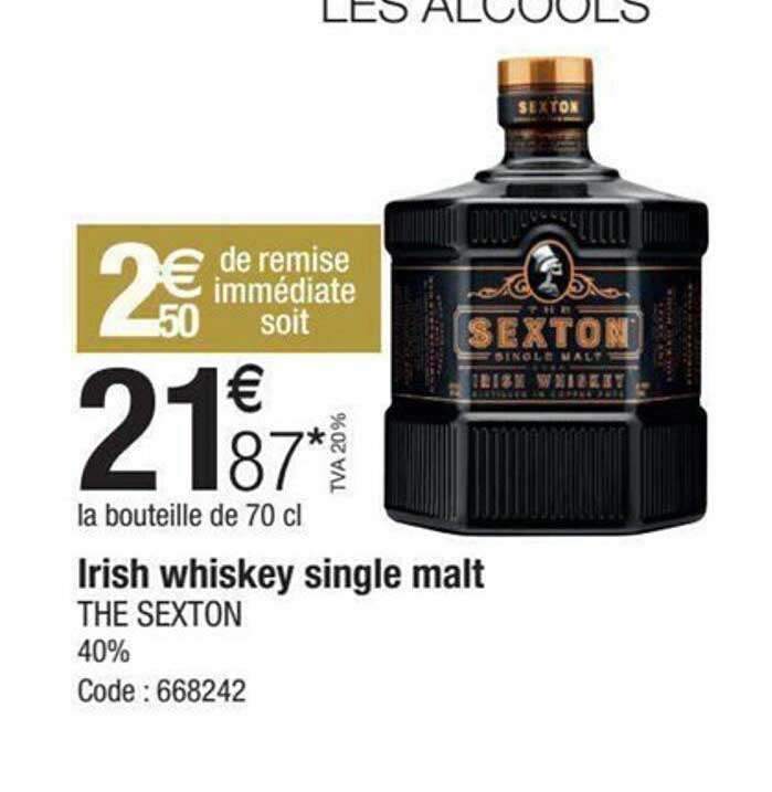 irish whiskey single malt the sexton