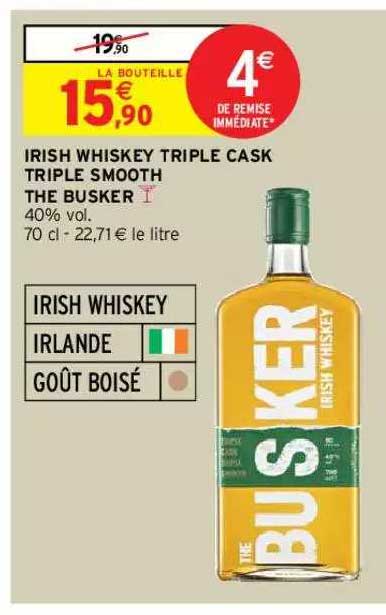 irish whiskey triple cask triple smooth the busker