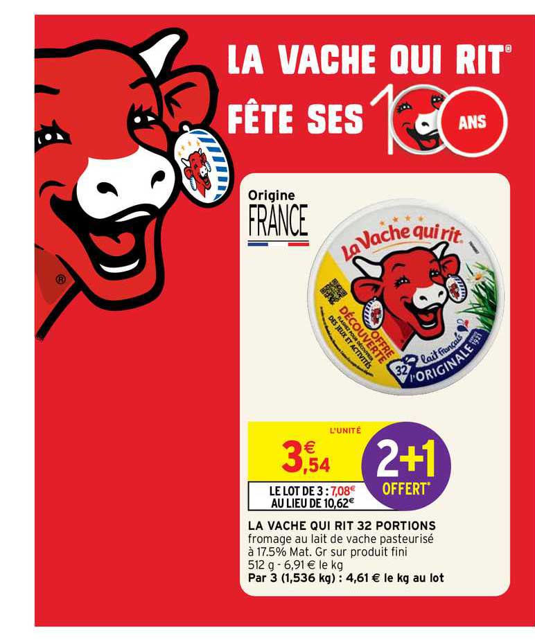 la vache qui rit 32 portions