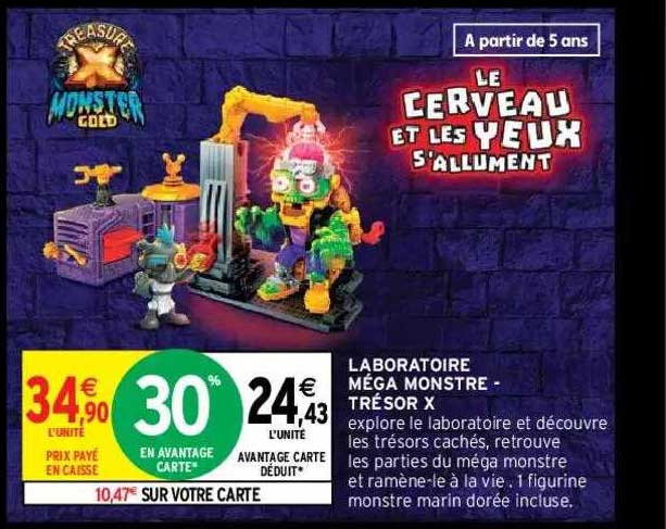 laboratoire méga monstre - trésor x
