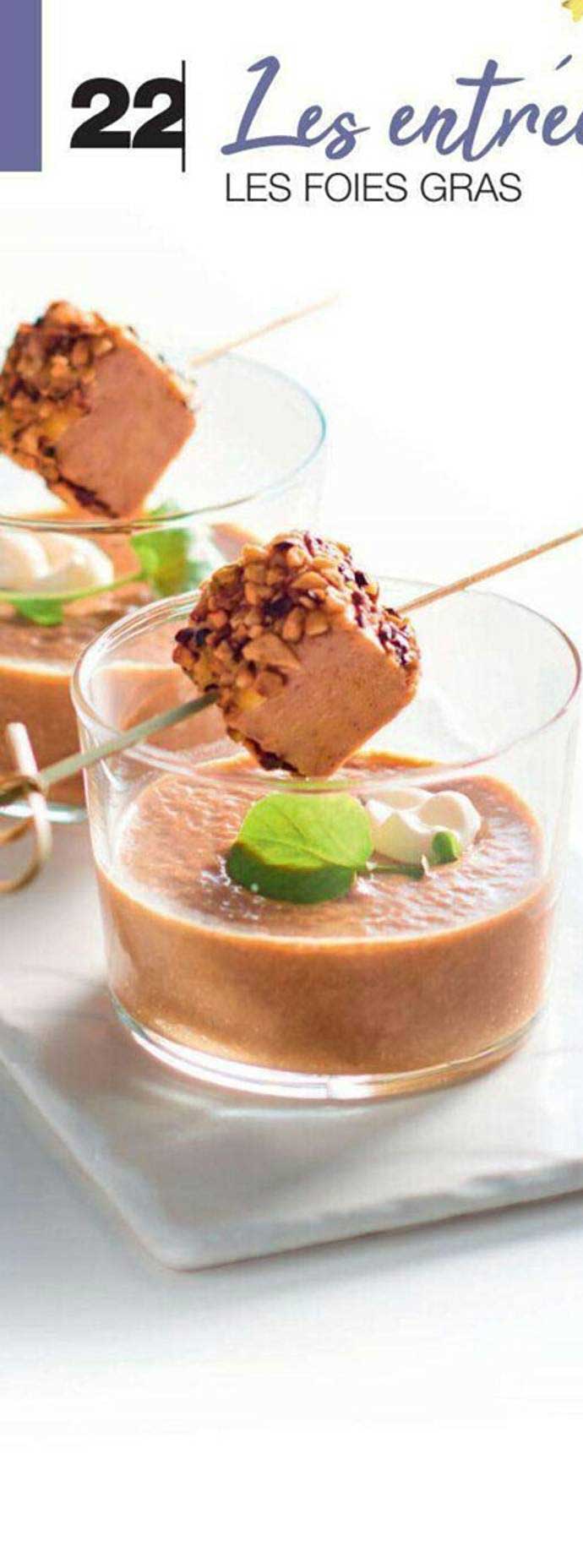 les entrées : les foies gras