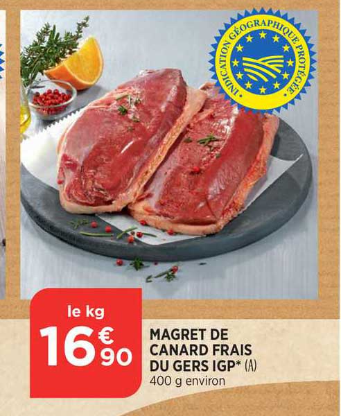 Magret De Canard Frais Du Gers Igp