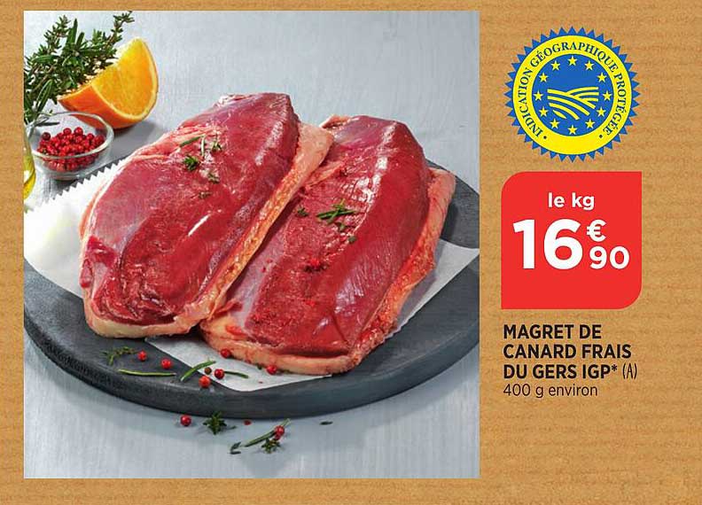 Magret De Canard Frais Du Gers Igp
