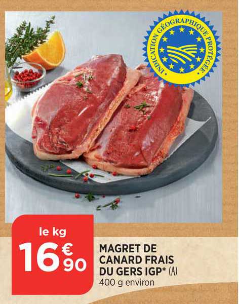 Magret De Canard Frais Du Gers Igp