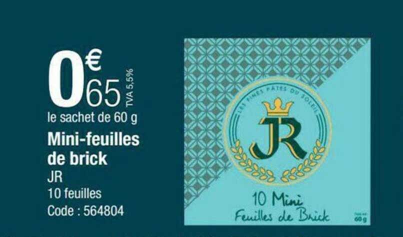 mini-feuilles de brick jr