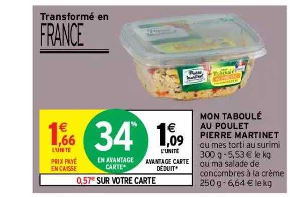 mon taboulé au poulet pierre martinet