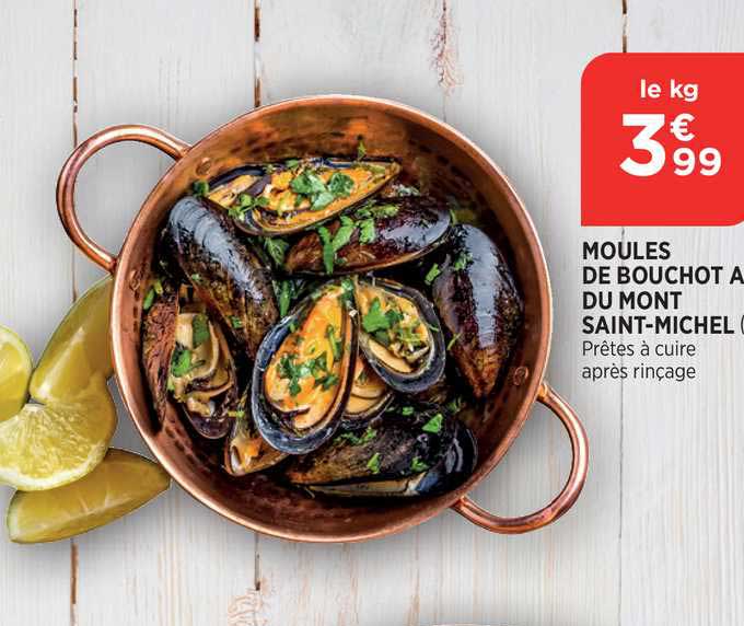 Moules De Bouchot Du Mont Saint-michel