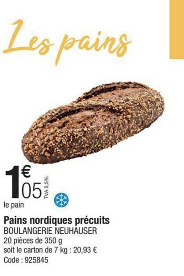 pains nordiques précuits boulangerie neuhauser