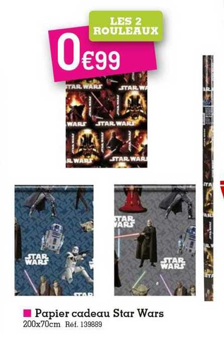 papier cadeau star wars