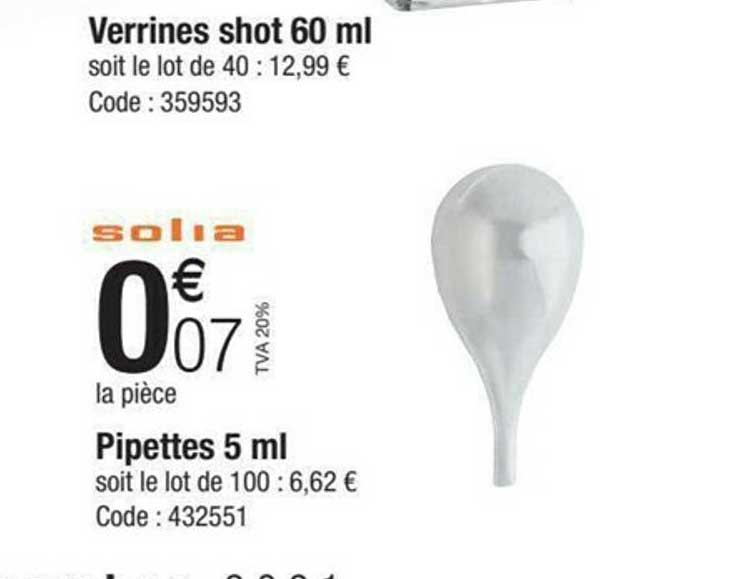 pipettes 5 ml solia