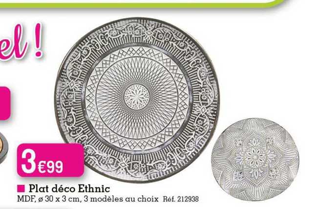 plat déco ethnic
