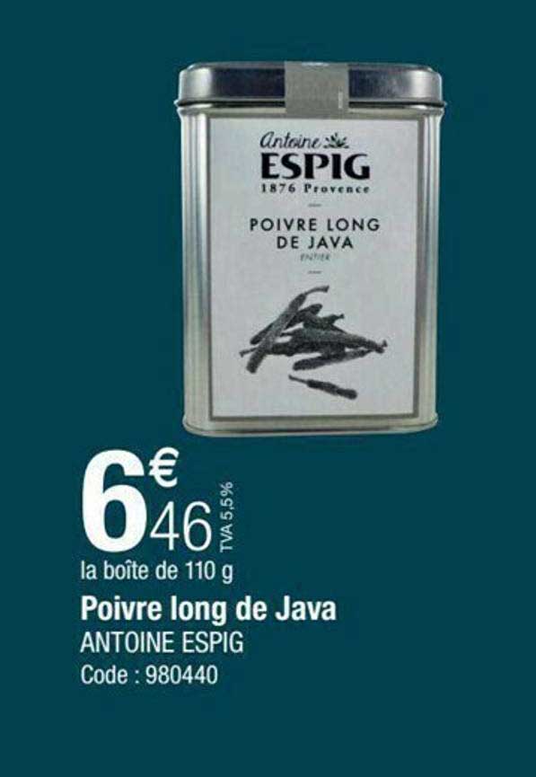 poivre long de java antoine espig
