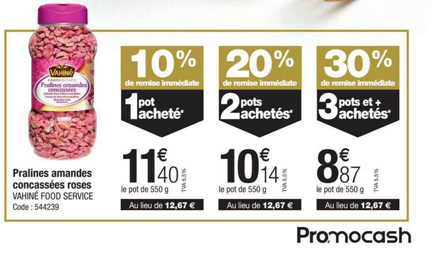 pralines amandes concassées roses vahiné food roses vahiné food service