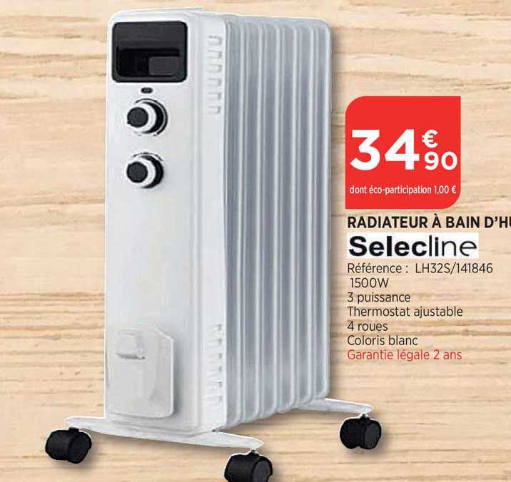 Radiateur à Bain D'huile Selecline