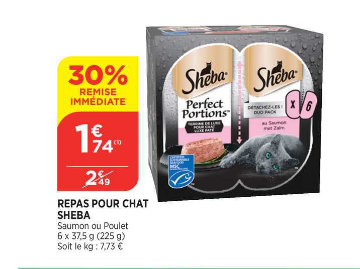 Repas Pour Chat Sheba