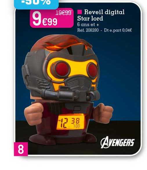 reveil digital star lord