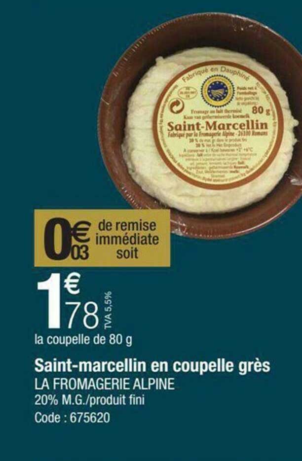 saint-marcellin en coupelle grès la fromagerie alpine