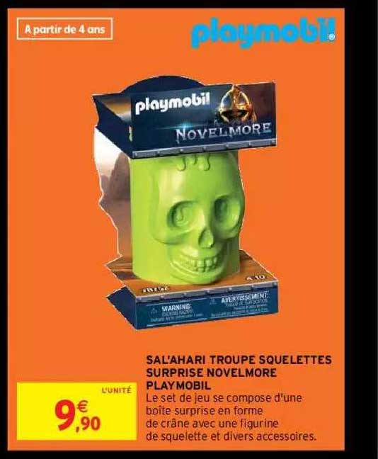 sal'ahari troupe squelettes surprise novelmore playmobil