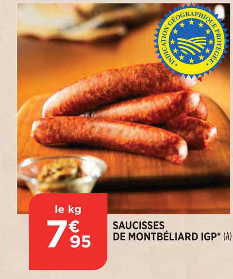 Saucisse De Montbéliard Igp