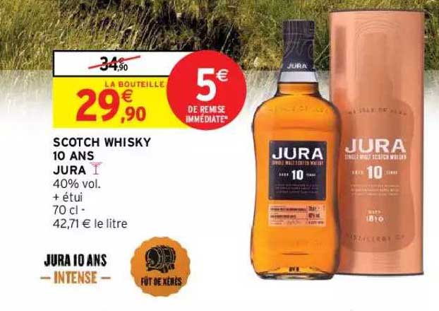 scotch whisky 10 ans jura