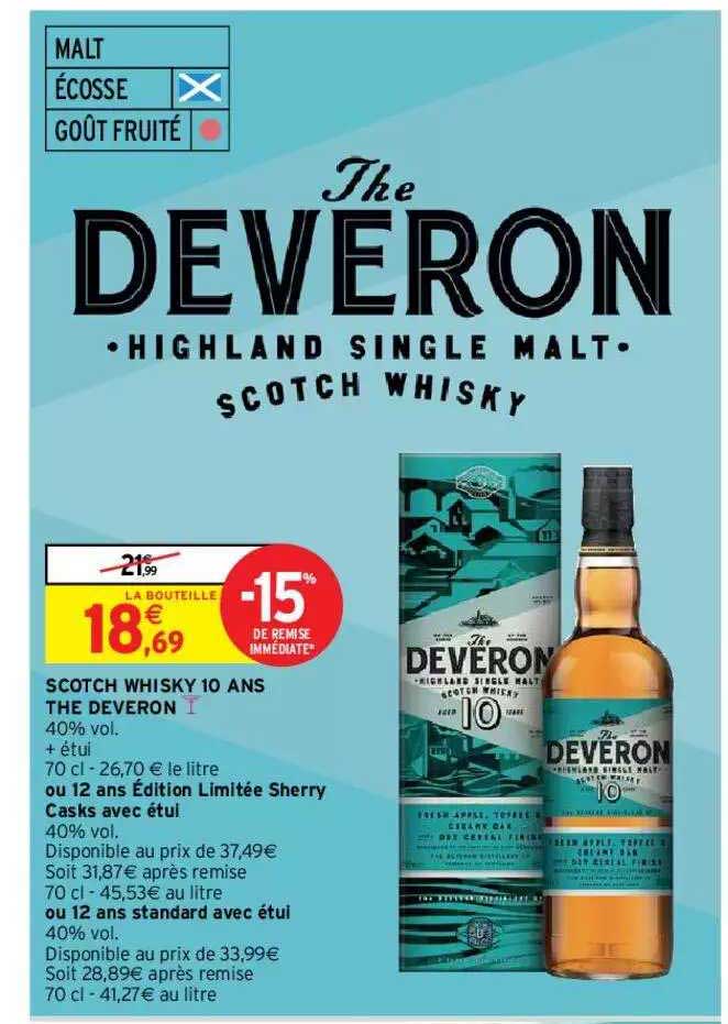scotch whisky 10 ans the deveron