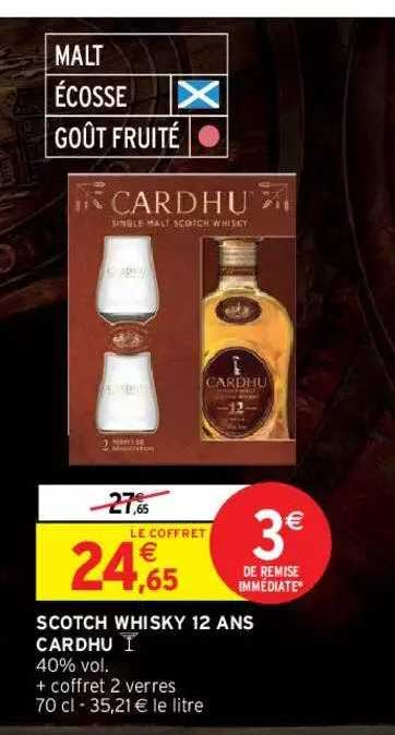 scotch whisky 12 ans cardhu