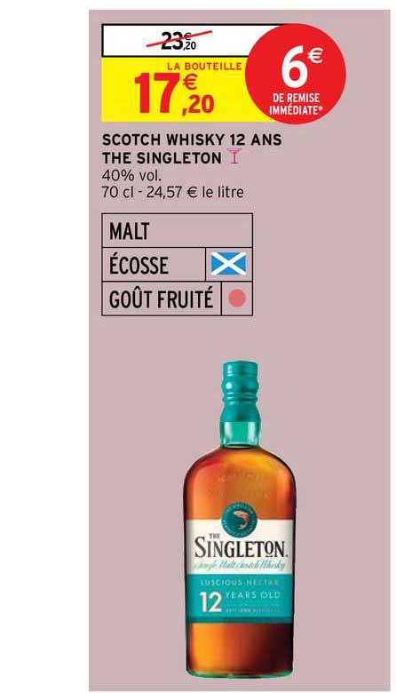 scotch whisky 12 ans the singleton