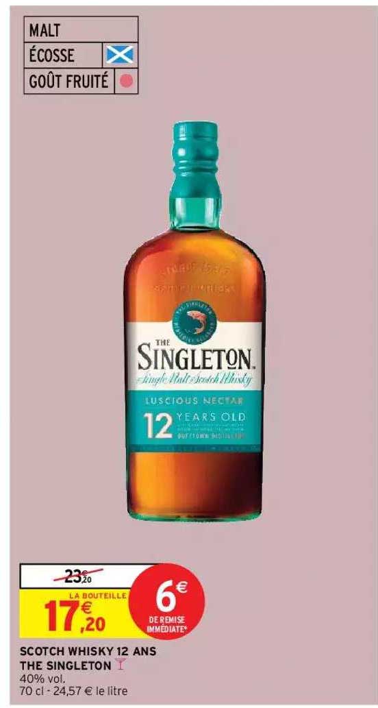 Scotch Whisky 12 Ans The Singleton