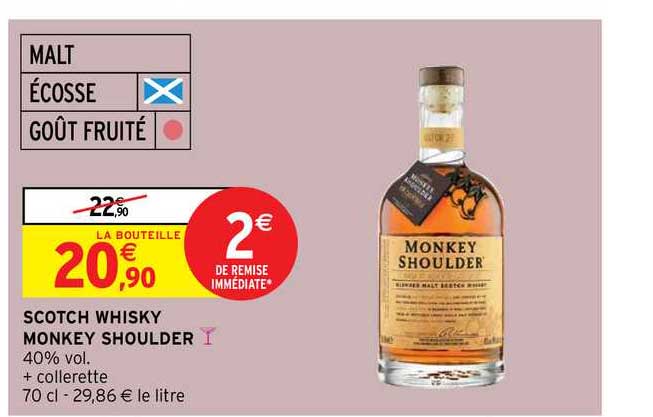 scotch whisky monkey shoulder