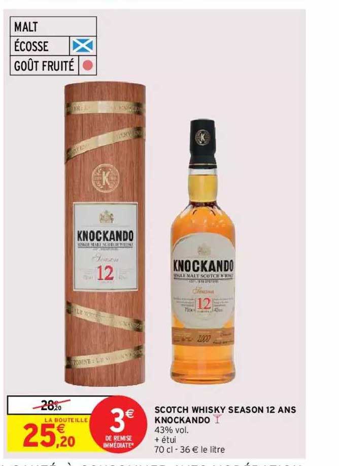 Scotch Whisky Season 12 Ans Knockando