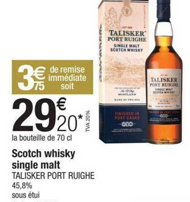 scotch whisky single malt talisker port ruighe
