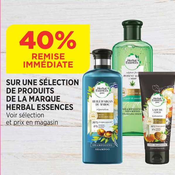 sélection de produits de la marque herbal essences