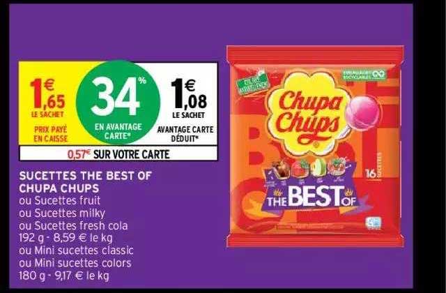 sucettes the best of chupa chups