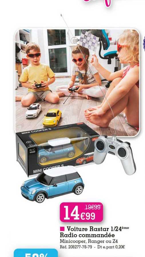 voiture rastar 1 24em radio commandée