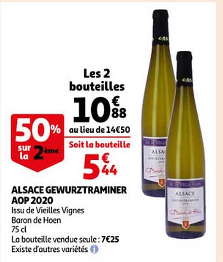 Alsace Gewurztraminer Aop 2020