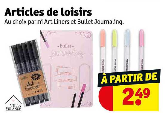 articles de loisirs villa volance