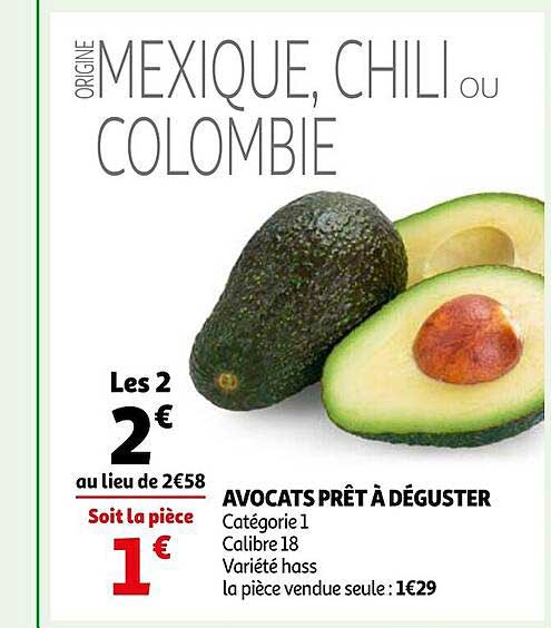 avocats prêt à déguster