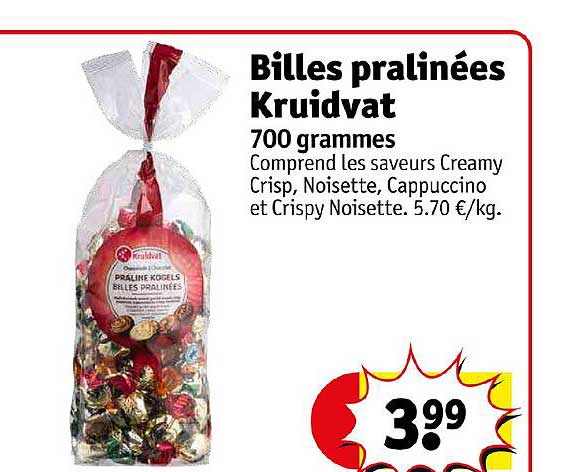 billes pralinées kruidvat