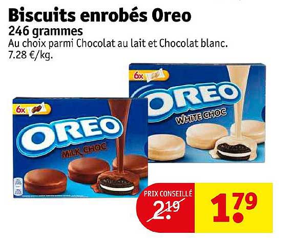 biscuits enrobés oreo