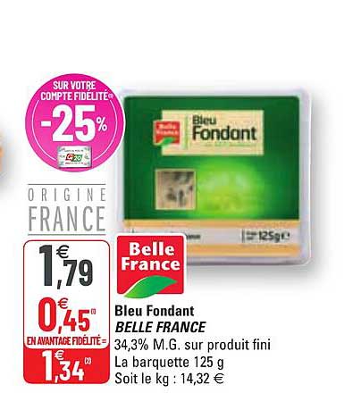 Bleu Fondant Belle France