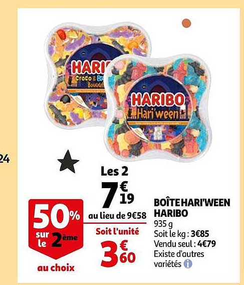 Boîte Hari'ween Haribo