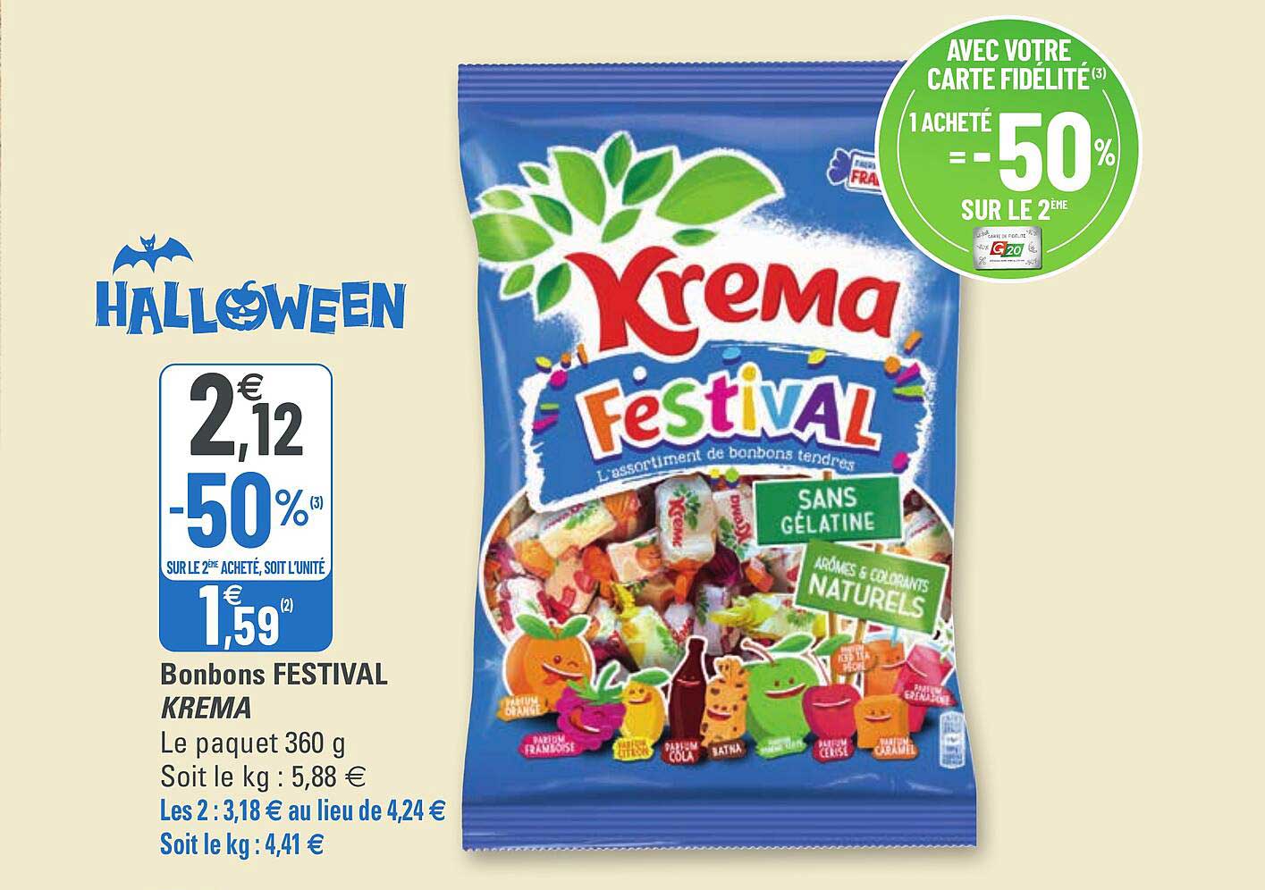 bonbons festival krema