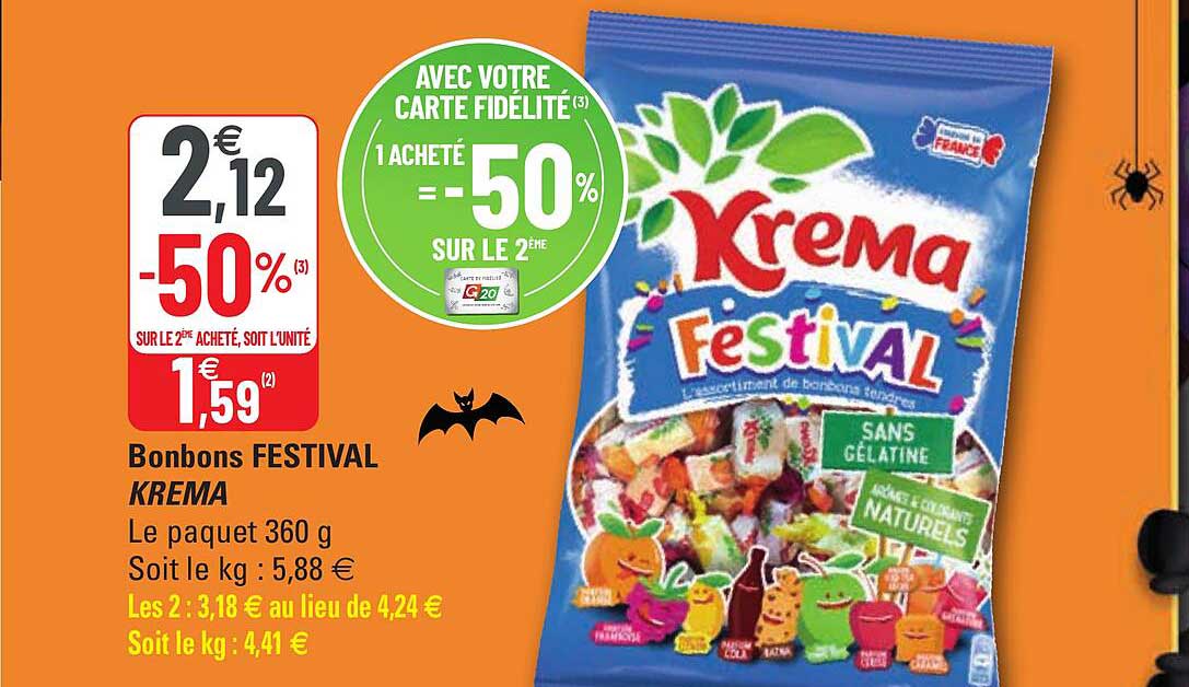 bonbons festival krema