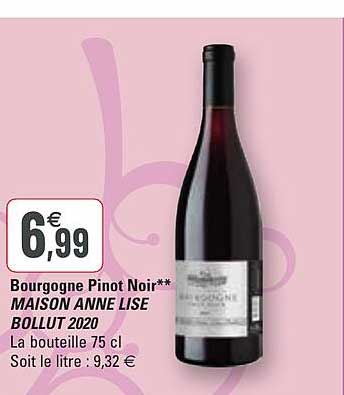 bourgogne pinot noir maison anne lise bollut 2020