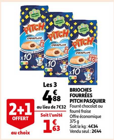 Brioches Fourrées Pitch Pasquier
