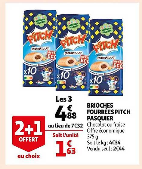 Brioches Fourrées Pitch Pasquier