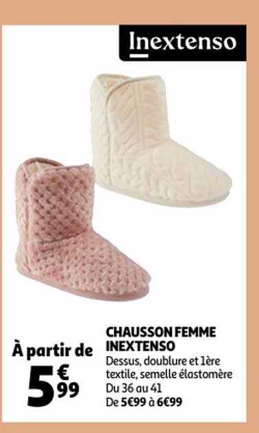 Chausson Femme Inextenso