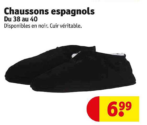 chaussons espagnols