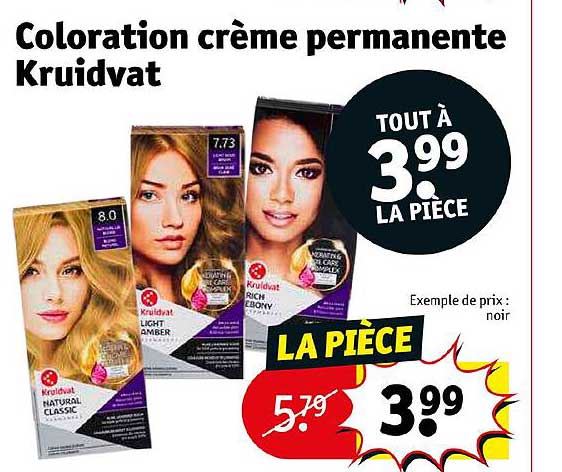 Coloration Crème Permanente Kruidvat