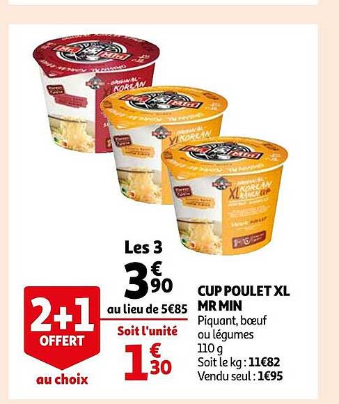 cup poulet xl mr min
